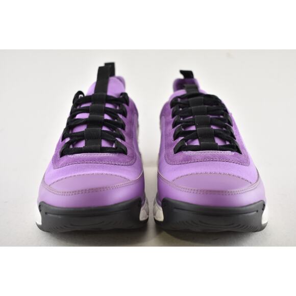 Chanel 20C Mens Purple Black White CC Logo Lace Up Low Top Trainer Sneaker 44 11 - Picture 7 of 13